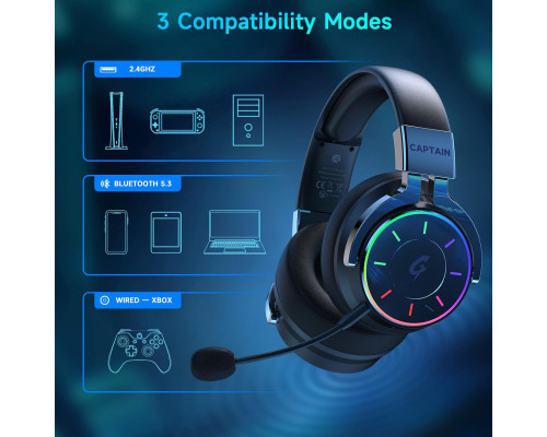 Бездротова ігрова гарнітура COOLV Spark04 (my-20111)