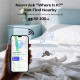 Bluetooth-трекер Hendari та шукач ключів 4шт, сумісний з Apple Find My, чорний (my-20151)