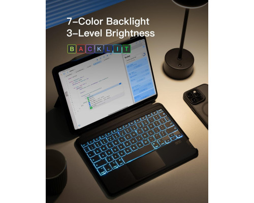 Чохол з клавіатурою Inateck KB04111-BLK для iPad Pro 11 дюймів (my-20100)