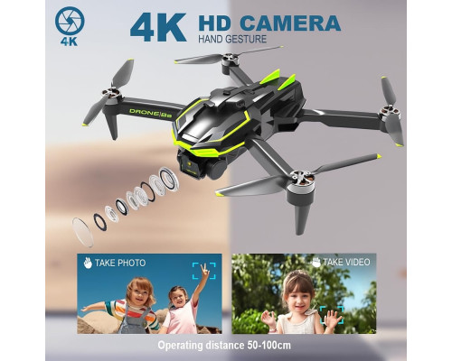 Дрон HONIVON Drone B6 з камерою 8 Мп 1080P HD, сірий (my-20082)