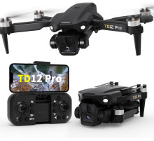 Дрон Toladrone TD12PRO з камерою 4K, безщітковий двигун, 3 режими швидкості, чорний (my-20039)