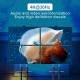 Контролер відеостіни 2x2 Clickfish VW-HDMI204-F з можливістю поєднання 4 телевізорів, чорний (my-20072)