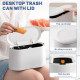 Міні відро для сміття LTWQLing MINI-Trash Can з кришкою, білий (my-20089)