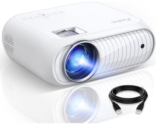 Міні-проектор ELEPHAS BL108 Phone Projector, роздільна здатність 1080P з яскравістю 8500 люкс, білий (my-20034)