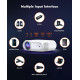 Міні-проектор ELEPHAS BL108 Phone Projector, роздільна здатність 1080P з яскравістю 8500 люкс, білий (my-20034)