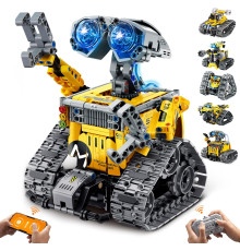 Набір для складання робота IKUPER B886 Technic, ДУ за допомогою програми, 631 деталі, жовтий (my-20057)