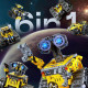 Набір для складання робота IKUPER B886 Technic, ДУ за допомогою програми, 631 деталі, жовтий (my-20057)