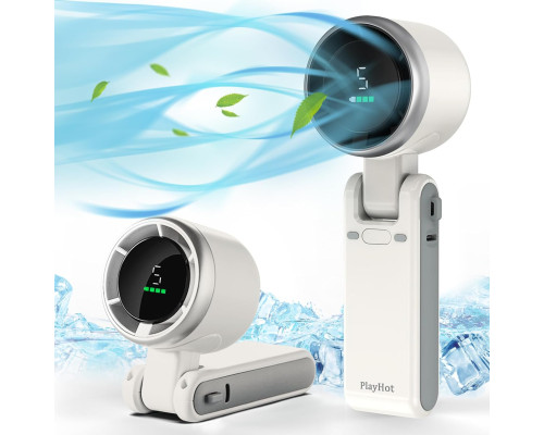 Портативний ручний турбовентилятор PlayHot N607, білий (my-20092)