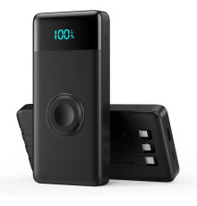 Портативний зарядний пристрій Power Bank QTshine HX100N9 10800 мАг, чорний (my-20207)