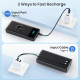 Портативний зарядний пристрій Power Bank QTshine HX100N9 10800 мАг, чорний (my-20207)