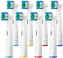 Сумісні насадки Yanaboo SB-17A-Y8 для зубної щітки Oral B, 8шт. білий (my-20130)
