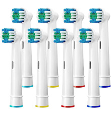 Сумісні насадки Yanaboo SB-17A-Y8 для зубної щітки Oral B, 8шт. білий (my-20130)