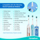 Сумісні насадки Yanaboo SB-17A-Y8 для зубної щітки Oral B, 8шт. білий (my-20130)