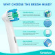 Сумісні насадки Yanaboo SB-17A-Y8 для зубної щітки Oral B, 8шт. білий (my-20130)