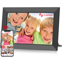 Цифрова фоторамка FANGOR 112K Frameo WiFi, цифрова 10,1-дюймова цифрова фоторамка з сенсорним екраном HD IPS 1280x800, пам'яттю 32 ГБ, чорний (my-20060)
