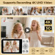 Цифрова камера WEIIBDIE A59 4K UHD, 64-мегапіксельна, білий (my-20129)