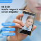 Високоякісний магнітний екран Jileijar P03 для смартфонів, чорний (my-20162)