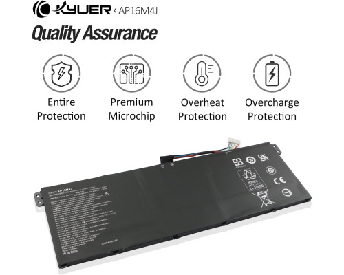 Акумулятор K KYUER AP16M4J для ноутбука Acer Aspire, 4870mAh (my-21035)
