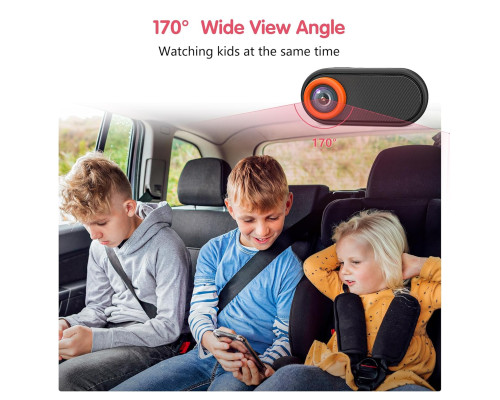 Автомобільна камера LUCKVIEW BM2, екран 5,2 дюйми 1080P з 3-кратним зумом, чорний (my-21034)