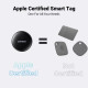 Bluetooth-трекер UGREEN 2шт. смарт-мітка для ключів, сумок, чорний (my-21153)