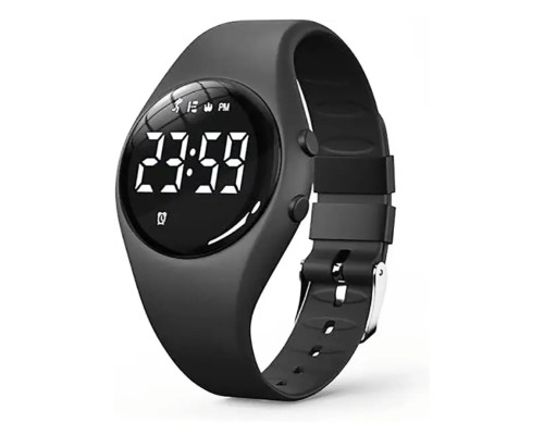 Фітнес годинник HUYVMAY без програми та Bluetooth, чорний (my-21161)