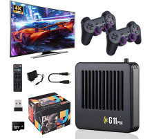 Ігрова консоль KINMRIS G11 Pro Retro з роздільною здатністю 4K, 40 000 ретро-іграми, чорний (my-21095)