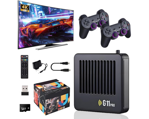 Ігрова консоль KINMRIS G11 Pro Retro з роздільною здатністю 4K, 40 000 ретро-іграми, чорний (my-21095)