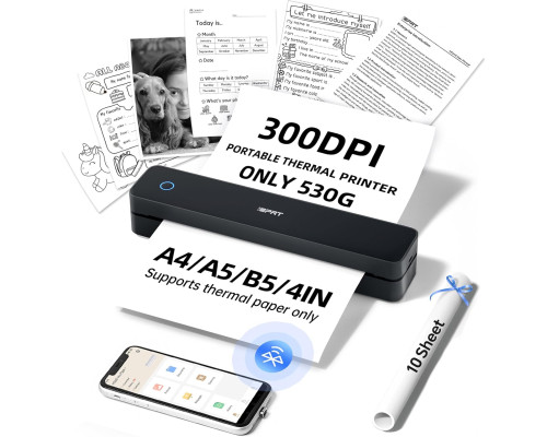 Портативний термопринтер iDPRT MT610 Pro, чорний (my-21033)