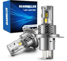 Світлодіодні лампи GEARROLLER F-CPAMZ01698-QX H4 для фар, 30000 лм, холодний білий (my-21113)
