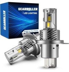 Світлодіодні лампи GEARROLLER F-CPAMZ01698-QX H4 для фар, 30000 лм, холодний білий (my-21113)