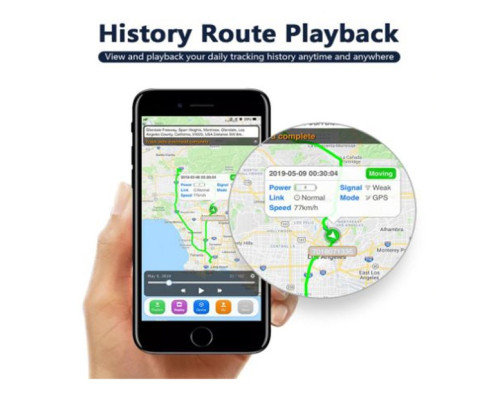 Трекер GPS автомобільний SinoTrack 906L 4G з блокуванням двигуна та мікрофоном, чорний (my-21118)