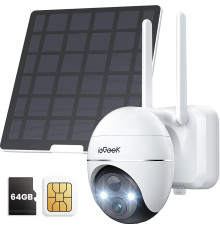 Вулична камера відеоспостереження з сонячною панеллю ieGeek ZY-G1 4G/3G LTE (my-21002)