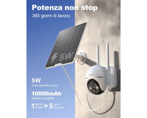 Вулична камера відеоспостереження з сонячною панеллю ieGeek ZY-G1 4G/3G LTE (my-21002)