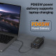 Швидкий зарядний пристрій Sccvee USB-C потужністю 125 Вт підтримка PD/USB-A (6019)