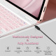 Чохол MMK для Galaxy Tab A9 Plus з клавіатурою рожевий (6025)