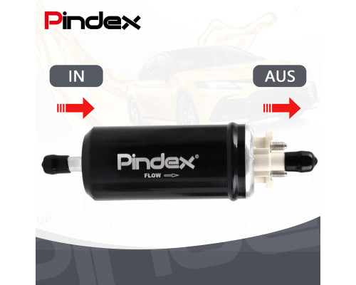Електричний паливний насос Pindex 12В чорний (6034)