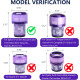 Комплект із 2 HEPA-фільтів Avken сумісний з пилососами Dyson V12 Detect Slim (6054)