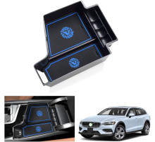 Органайзер GAFAT для центральної консолі Volvo XC60 XC90 V60 S60 V90 S90 2017-2024 синій (6085)