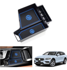 Органайзер GAFAT для центральної консолі Volvo XC60 XC90 V60 S60 V90 S90 2017-2024 синій (6085)