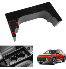 Органайзер GAFAT поряд з підсклянником сумісний з Hyundai Kona SX2 2024 2025 2026 червоний (6102)