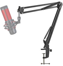 Підставка для мікрофона YOUSHARES сумісний з HyperX QuadCast Boom Arm чорний (6018)