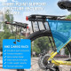 Універсальний задній багажник West Biking для велосипеда чорний (6107)
