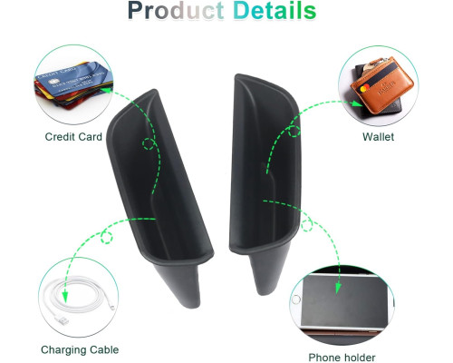 Ящик для зберігання GAFAT у передніх дверях для VW UP GTI Seat MII Skodα Citigo (6079)