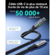 Зарядный кабель INIU USB C - USB C 5A 100W 2м (6068)