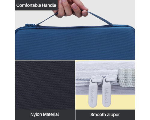 Жорсткий чохол Lebakort для клавіатури сумісний з Logitech Pebble Keys 2 Combo K380s чорний (6013)