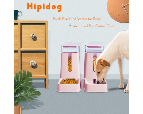 Комплект автоматичної годівниці та поїлкидля домашніх тварин Hipidog 3,7 л (my-16089)
