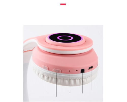 Бездротові дитячі Bluetooth навушники CXT-B39 з котячими вушками (my-19040)