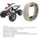 Задній барабанний гальмівний диск BOROCO 105 мм, для GY6 49cc 50cc (5055)