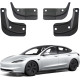 Бризковики Ywooon ‎YW-TSL-MudFlaps-M3-Highland для Tesla Model 3 чорні (4066)