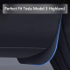 Бризковики Ywooon ‎YW-TSL-MudFlaps-M3-Highland для Tesla Model 3 чорні (4066)